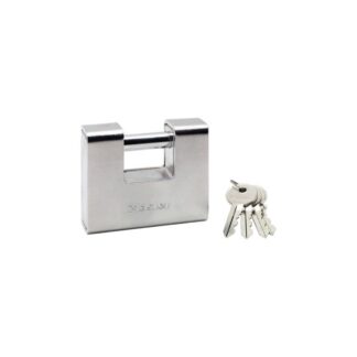 cadenas master lock à clés rectangulaire