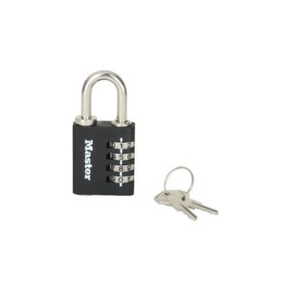 cadenas master lock à combinaison et clés secours