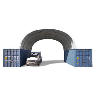 abris monté sur conteneur de stockage 6×6