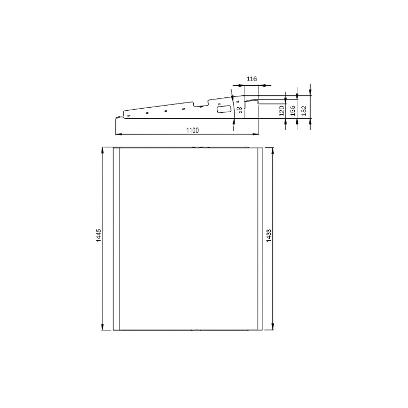 rampe d'accès légère en aluminium pour conteneur maritime rampe d'accès légère en aluminium pour conteneur maritime